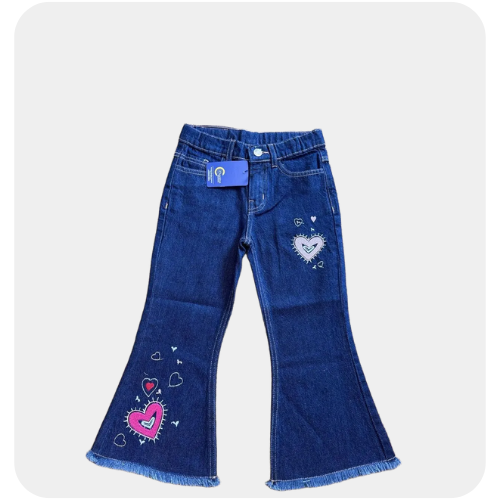Blue Heart Pant Girls Summer
