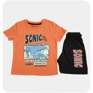 Nicker-Shirt Red Cartoon Design Boys