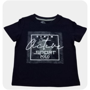 Sport Polo Black Boys Shirt